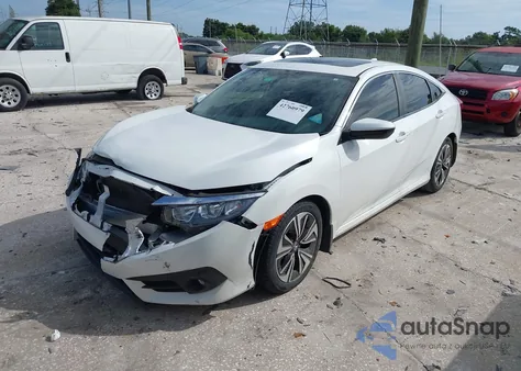 2018 Honda Civic Ex-T from USA, damaged, VIN JHMFC1F32JX027457